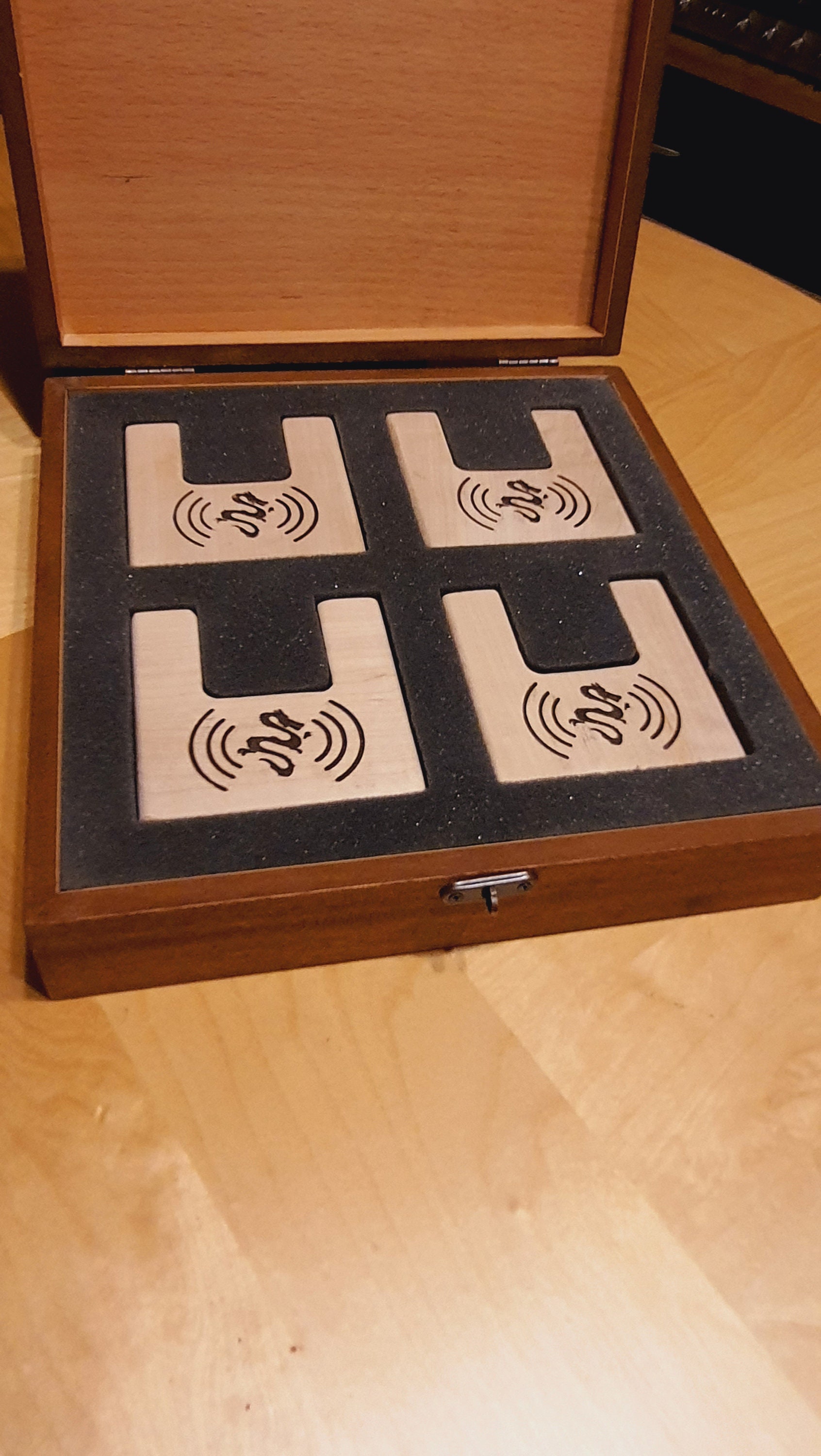 High End, Cable Holder, Wooden, Oak, Quartz, High End Cable, Hi-fi ...