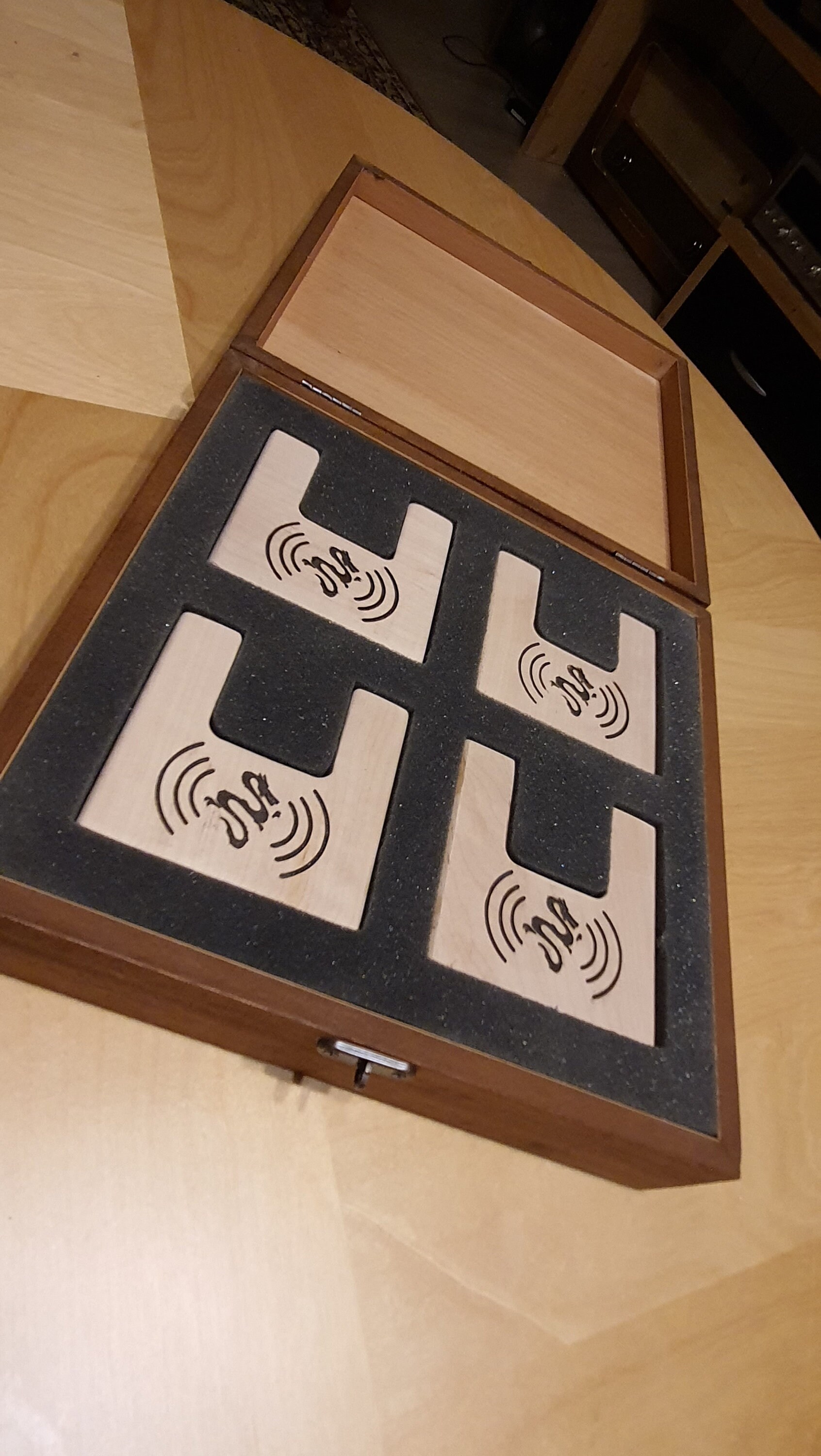 High End, Cable Holder, Wooden, Oak, Quartz, High End Cable, Hi-fi ...