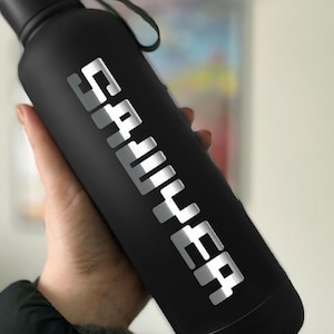 Holographic, Glitter, Glow in the Dark - Custom Vinyl Decal - Personalized Names or Words - Tech - Sawyer
