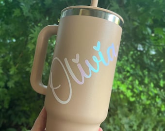 Holographic, Glitter, Glow in the Dark - Custom Vinyl Decal - Personalized Names or Words - Olivia