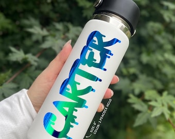 Aquaflask Decal Hydro Flask With Name Personalized Name Vinyl