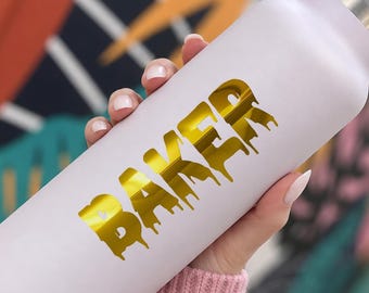 Custom name sticker graffiti paint drip