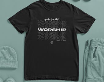 Made to Worship Shirt | Christian Graphic Tee, Retail Fit