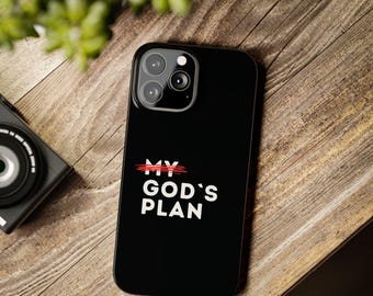 God s Plan Phone Case | Inspirational Christian Slim iPhone Case | Faith Over Everything