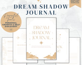 Shadow Work Journal | Healing Journal | Mental Health | Anxiety Journal | Therapy Journal | Inner Child Spiritual Healing Journal | Canva