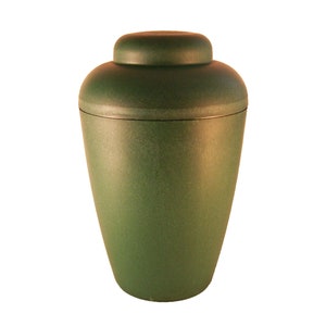 Urn for Human Ashes Olive Green Urn Biodegradable Urn Keepsake Memorial Urn Ash Box Cremation Urn Funeral Urns Eco-friendly Box for Burial