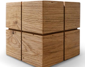 Wooden Urn Oak Wood Urn Biodegradable Urn for Human Ash Cremation Urn Ash Box Urn for Pets Ashes Handcrafted Solid Oak