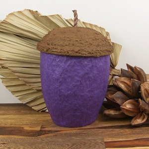 Paper Urn purple Human Ashes Biodegradable Urn Ash Box Cremation Urn Keepsake Urns for Human Ashes Funeral Cremation Urns Handmade Urn