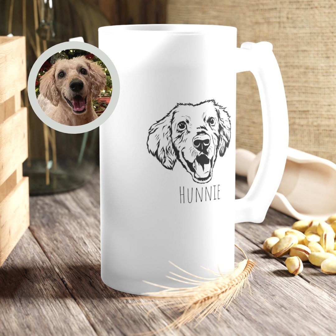 Drink Like a Boss With YOUR OWN Personalized Pet Beer Glass Etsy