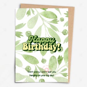 Cartão de Feliz Aniversário | Cartão de Feliz Aniversário Primavera – Cartão de Aniversário Engraçado para Imprimir - Cartão Engraçado para Imprimir | Cartão de Amor Primavera | Cartão Fofo Primavera
