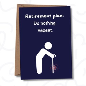 Carte de retraite amusante pour collègue - Carte de retraite amusante - Imprimable en téléchargement immédiat - Cadeau de retraite numérique humoristique - Retraite paresseuse
