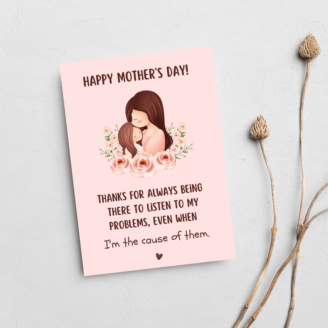 Funny Mother's Day Card | Funny Mother's Day Greeting Card | Happy ...