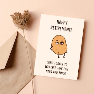 Carte de retraite imprimable | Carte de retraite imprimable drôle | Carte de retraite numérique | Carte de voeux humoristique | Carte de retraite pleine d'esprit | PDF