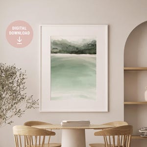 Jetty Beach Landscape Art Print, Tasmanian Bruny Island Seascape, Australian Beach and Coastal, Instant Download, Printable, Digital File
