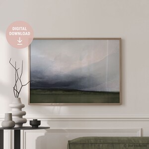Esk Lynn Storm Landschaft, Kunst Druck, Tasmanische Winterlandschaft, Felder vom Bauernhof, australische Farm, Instant Download, druckbare Datei, digitale Datei