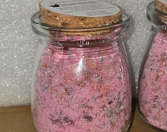 Rosa Lavendel Badesalz