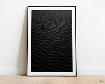 Affiche : Sable noir | verticale