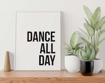 Poster: dans de hele dag, zwo