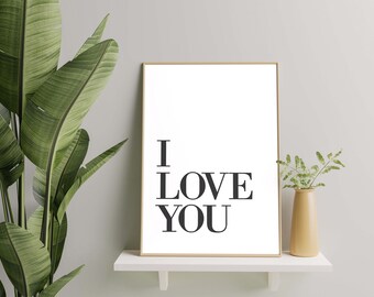 Poster: Ik hou van je, sw