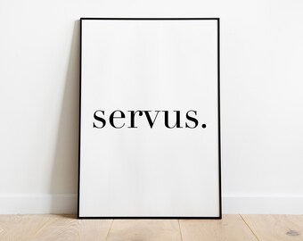 Poster: servus, sw
