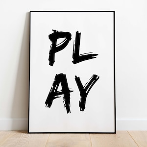 Poster: play | Gambling / Gaming, sw