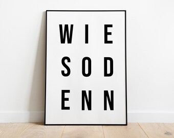 Poster: Waarom, sw