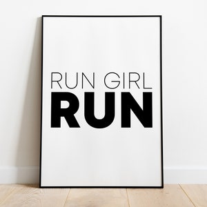 Poster: Run girl run, sw