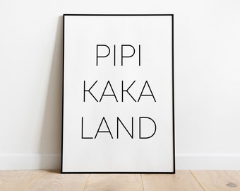 Poster: Pipi Kaka Land, sw