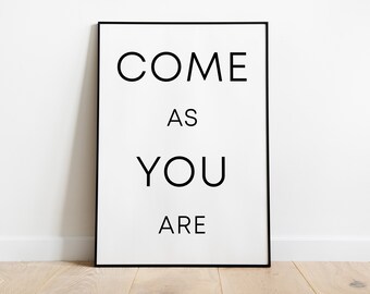 Affiche : Venez comme vous êtes, sw