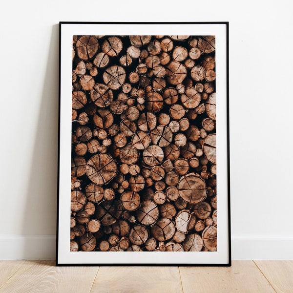 Poster: Holz Textur, braun