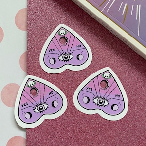 Kawaii Pastel Planchette Vinyl Sticker - Kawaii - Sticker - Planchette - Ouija - Halloween