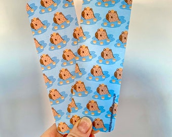 Kawaii Capybara Bookmark - Cute - Bookmark - Reading - Inspired - Capybara