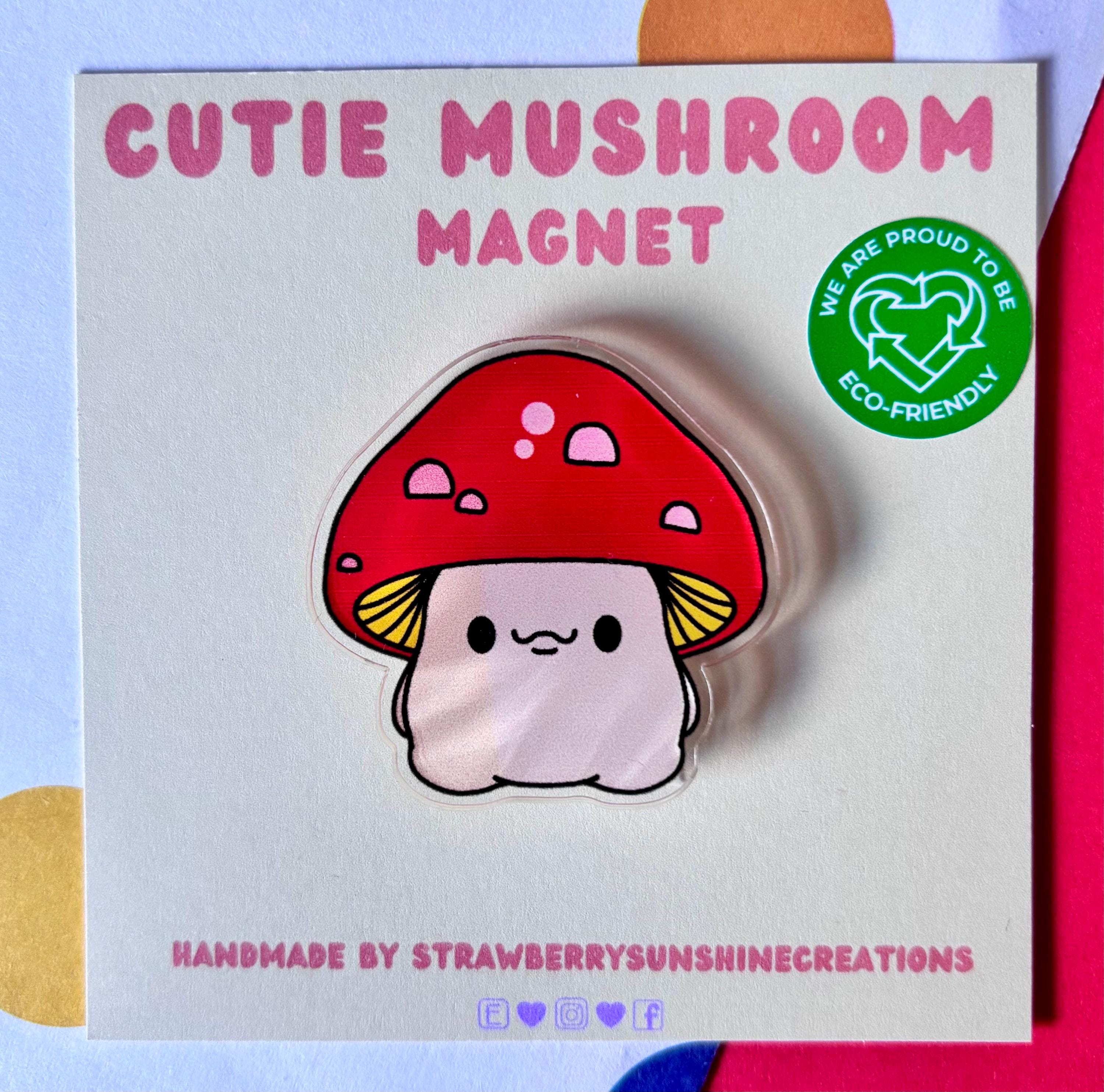 Kawaii Mushroom Magnet - Kawaii - Magnet - Mushroom