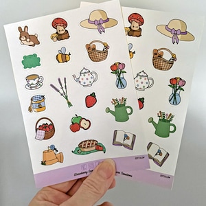 Kawaii Cottagecore Sticker Sheet - Cottagecore - Stickers - Sticker Sheet - SSC 0034