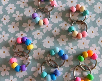 Self Care Beaded Fidget Keyring - Self Care - Anxiety - Fidget - Keyring