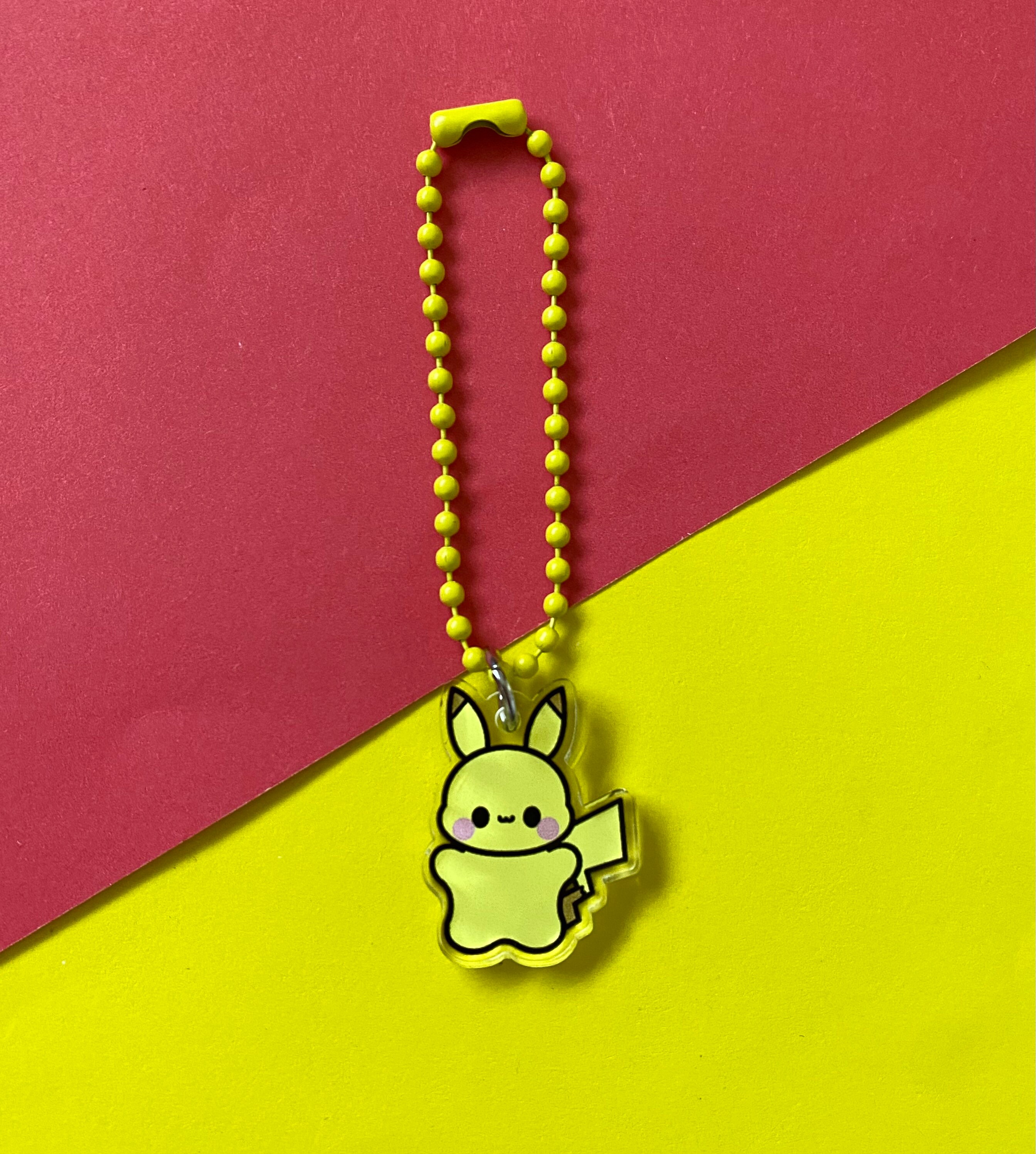 Kawaii Gen 1 Keychain Gen 1 Keychain Electric Fire - Etsy