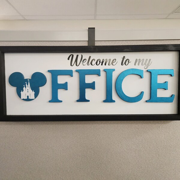 Disney Office - Welcome to my Office Disney Sign - Disney Office Sign