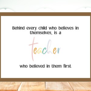 8&quot;x10&#39; INSTANT DOWNLOAD Teacher Print, Teacher Quote, Teacher Gift, Teacher Appreciation