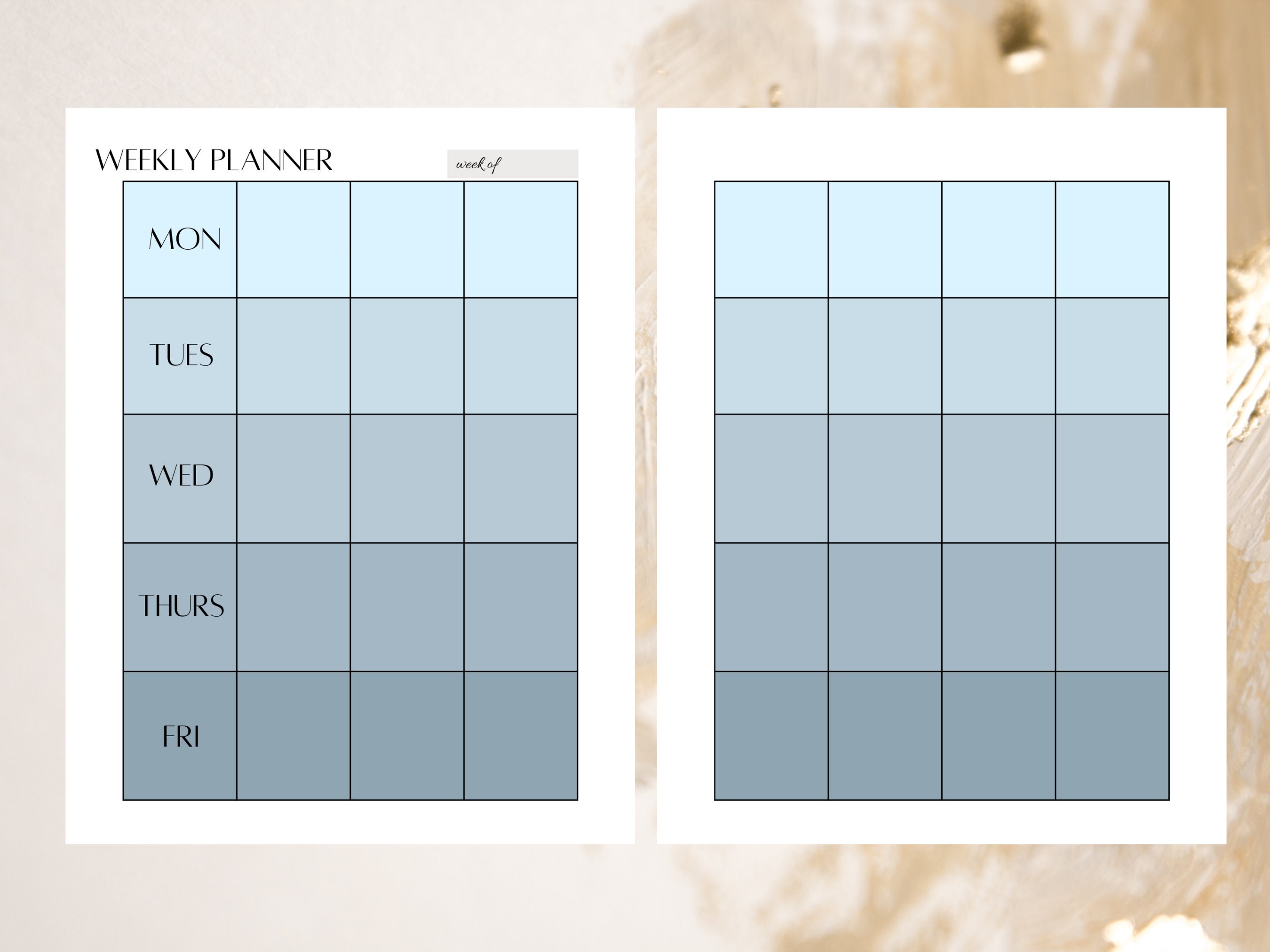 Editable Weekly Planner Row Editable Weekly Planner, Printable Weekly Planner, Weekly Schedule ...