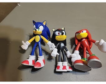 Sonic the Hedgehog Bendie Shadow Knuckles figuren 10 cm hoog speelgoed