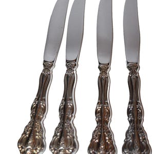 Oneida USA Stainless MICHELANGELO Set of 4 Dinner Knife Used Flatware