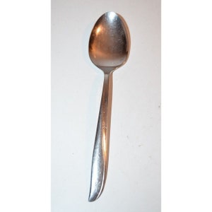 Oneida Community Twin Star Stainless Casserole Spoon Large Atomic MCM