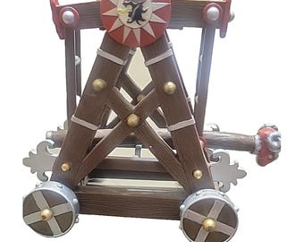 Papo Rode Draak Stormram Middeleeuwse Mythische Figuur Bewegend Speelgoed (Uit productie) 2003