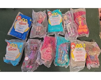 McDonald's Happy Meal Barbie-poppen, speelgoedset, geseald, diverse jaartallen