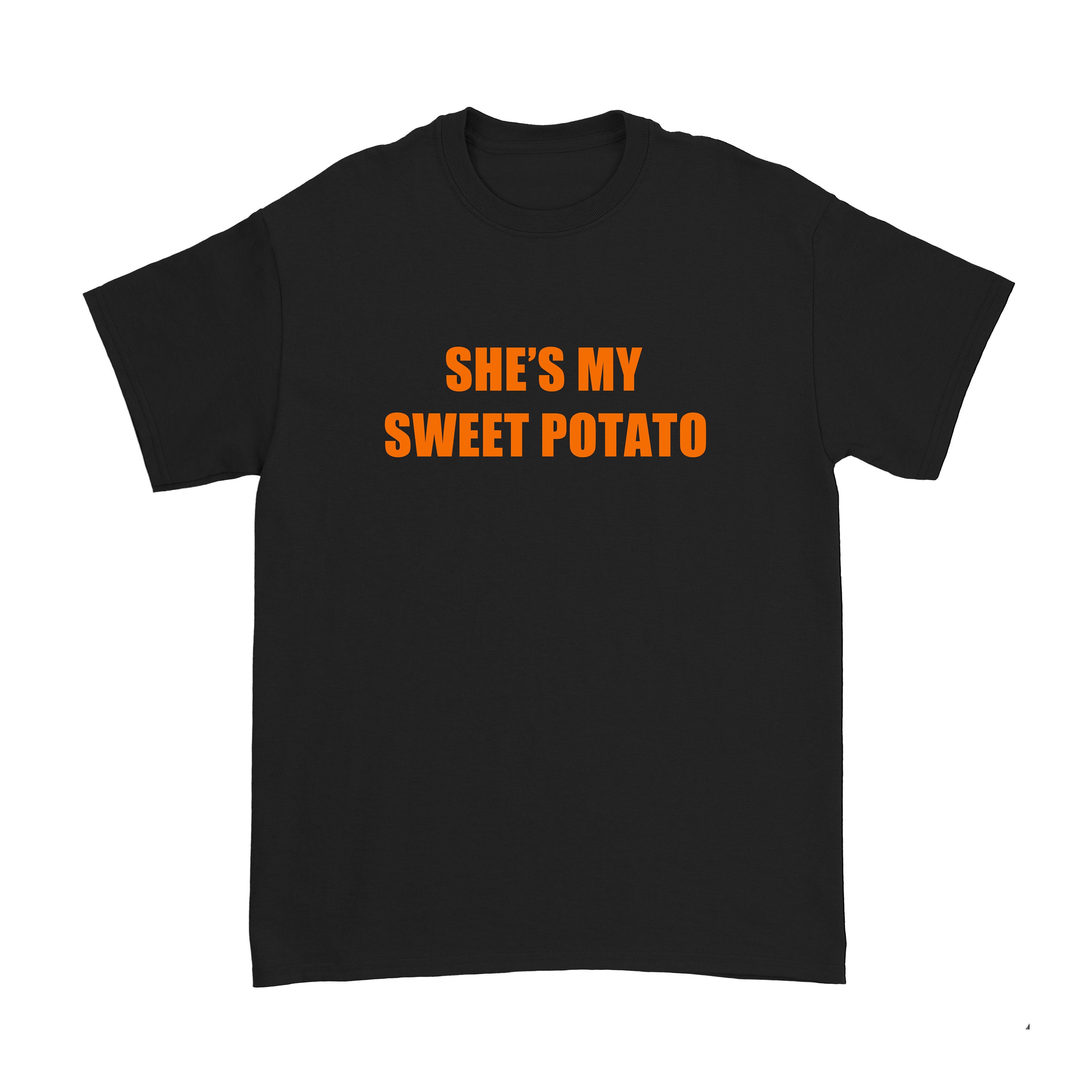 SWEET POTATO Couple Unisex T-shirt, Matching Funny Couple T-shirt ...