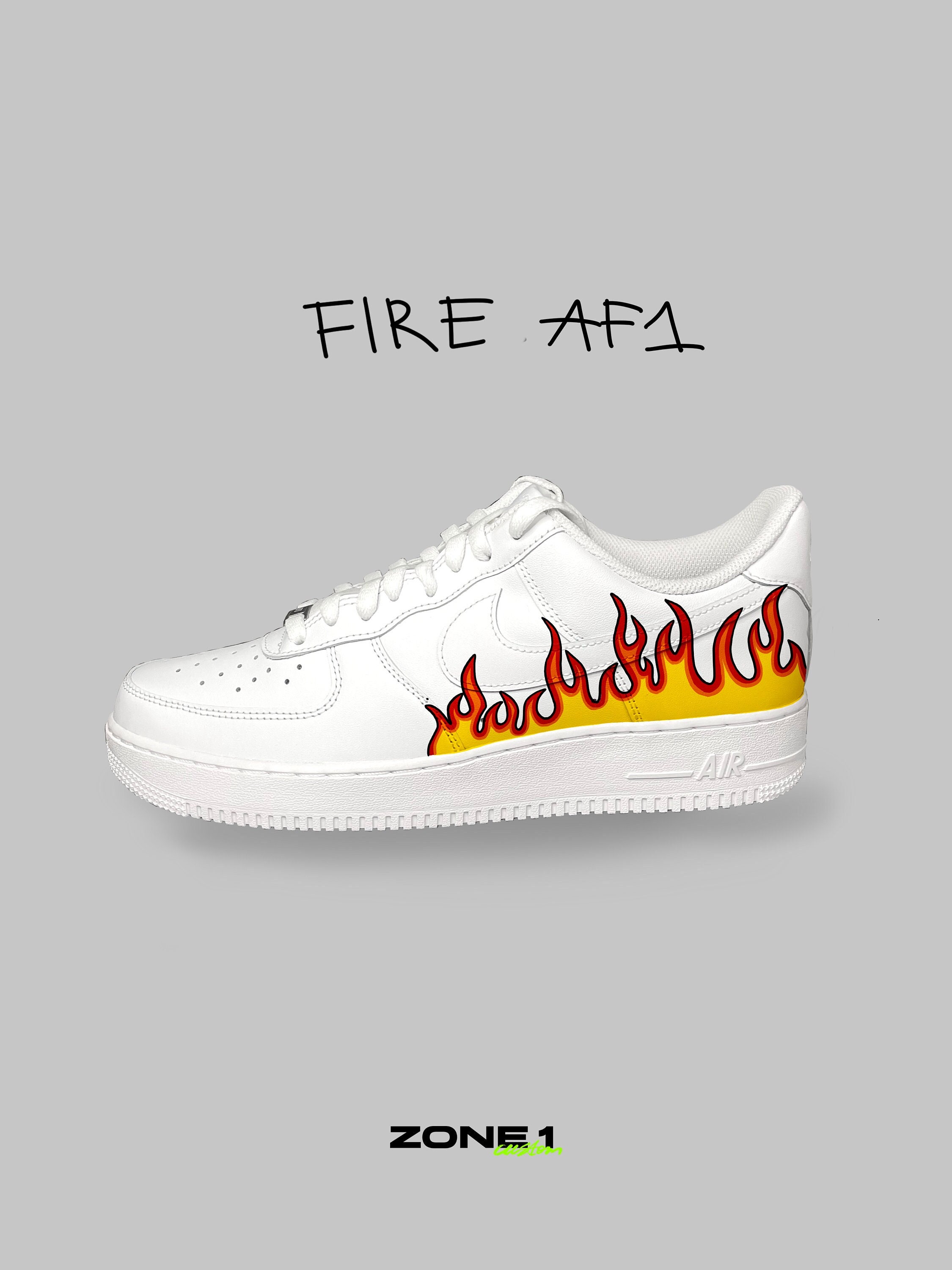 Custom AF1 Custom Air Force 1 Custom AF1 Af1 Custom Paint Etsy