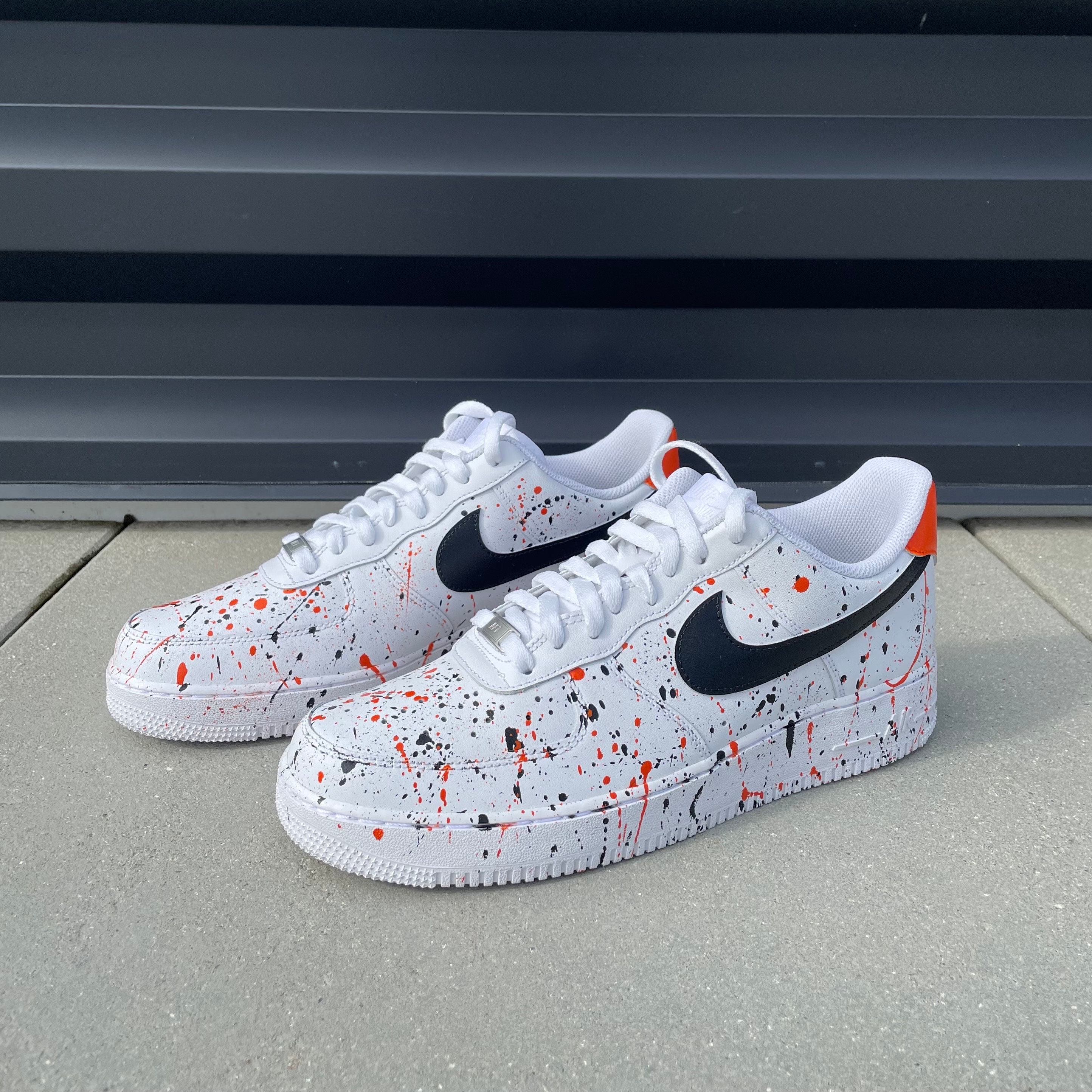 Custom Sneakers AF1 Splatter Paint Custom Air Force 1 Etsy