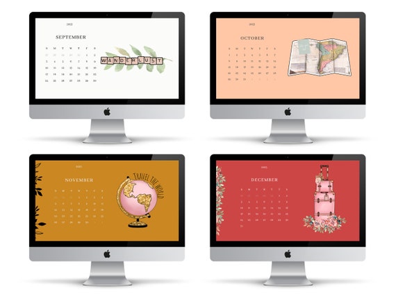 2023 Desktop Wallpaper Calendar, Desktop Wallpaper, 2023 Desktop Calendar,  Digital Calendar, Computer Wallpaper, Computer Desktop Wallpaper - Etsy