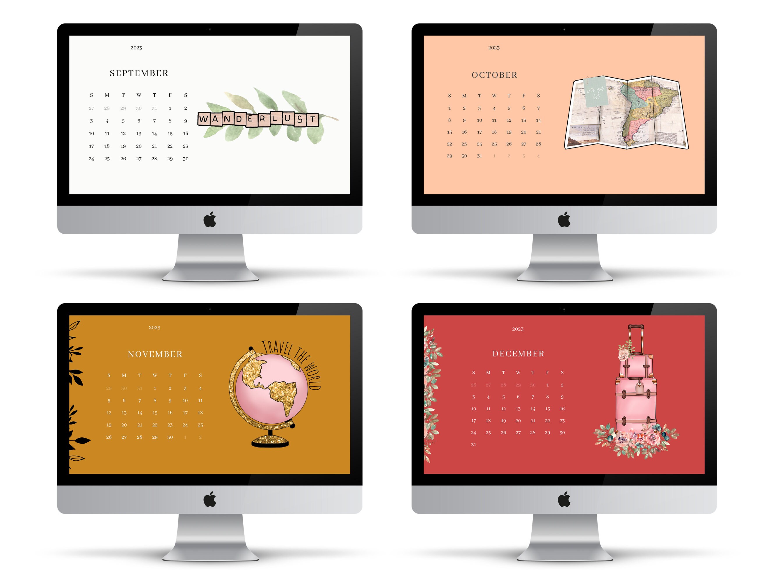 2023 Desktop Wallpaper Calendar, Desktop Wallpaper, 2023 Desktop