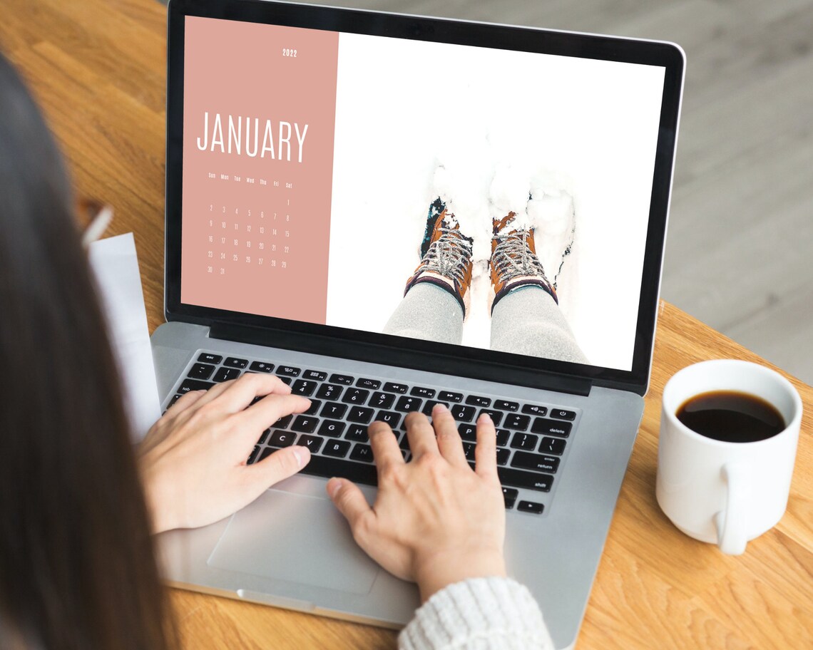 2022 Desktop Wallpaper Calendar Desktop Wallpaper 2022 Etsy